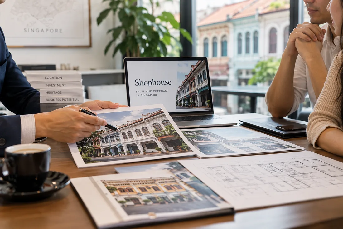 Shophouse sales and purchase in Singapore