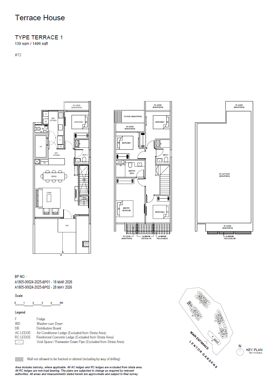 Lentor Gardens Residences Terrace 1 floor plan